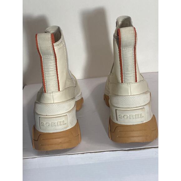 SOREL Brex Waterproof Chelsea Boot in Natural/Sea at Nordstrom, Size 5.5 - Picture 4 of 9